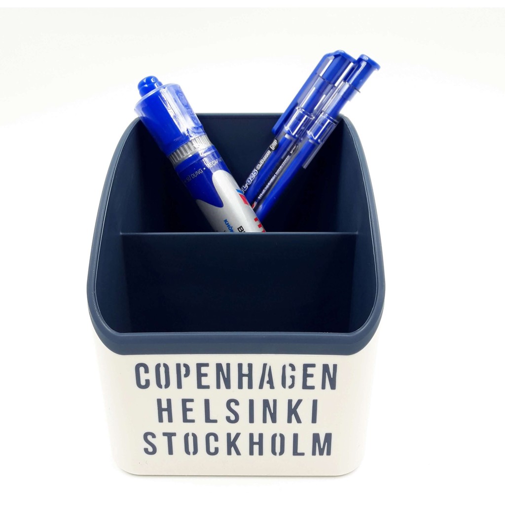 Hộp đựng bút, điều khiển, vật dụng 2 ngăn Yamada Made in Japan