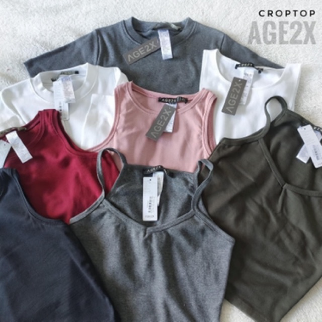 Áo croptop thể thao AGE2X hàng VNXK chất lượng cao