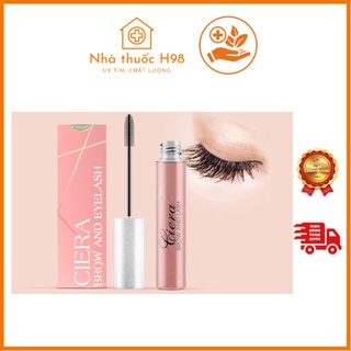Tinh chất kích mọc lông mi 🍓ciera comestic🍓 chứa thành phần thảo mộc hỗ trợ làm dày và dài mi 3ml - nhà thuốc h98