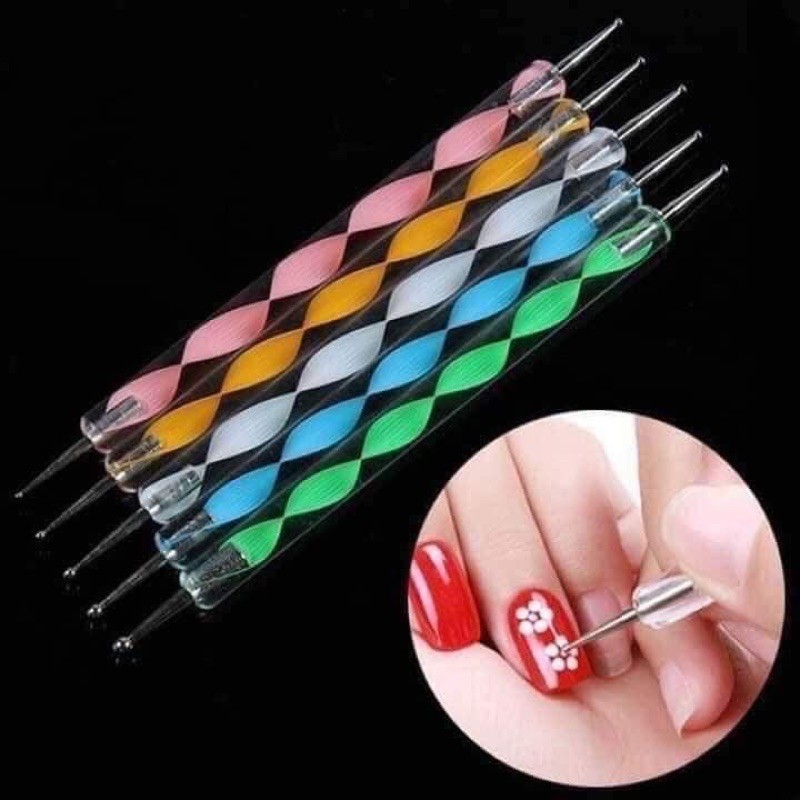 Sét Bút Chấm Bi 5 cây đủ kích thước
