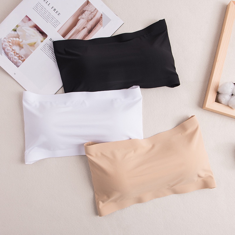 Áo ngực không dây Levao bằng lụa có mút đệm ngực thời trang quyến rũ cho nữ