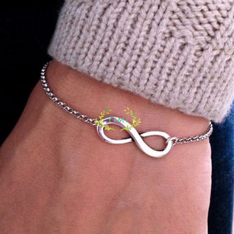 COD Vòng đeo tay chuỗi kim loại Gelang với điều chỉnh tôm hùm❤Yimi❤