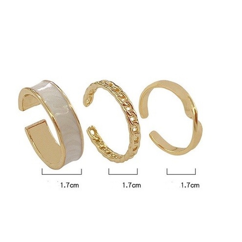 Nhẫn đeo ngón tay phong cách thời trang sang trọng 210807