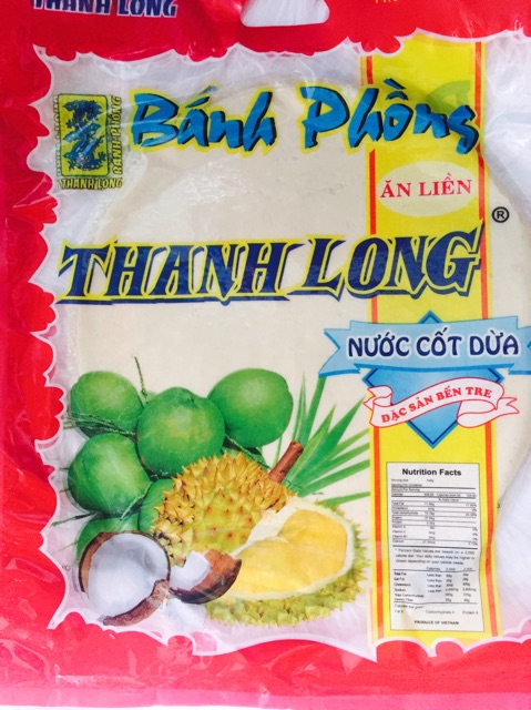 COMBO 3 BỊCH  BÁNH TRÁNG SỮA BẾN TRE ( vị dừa béo )