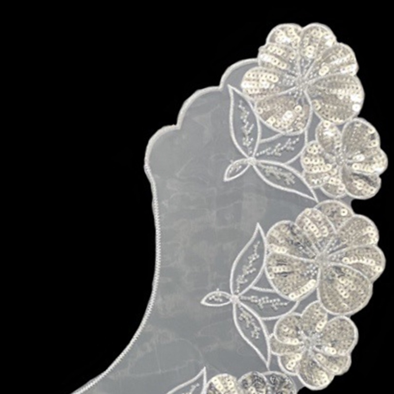 Vòng Cổ Ren Đính Hạt Kim Sa Hình Hoa Phong Cách Mùa Hè Cho Nữ