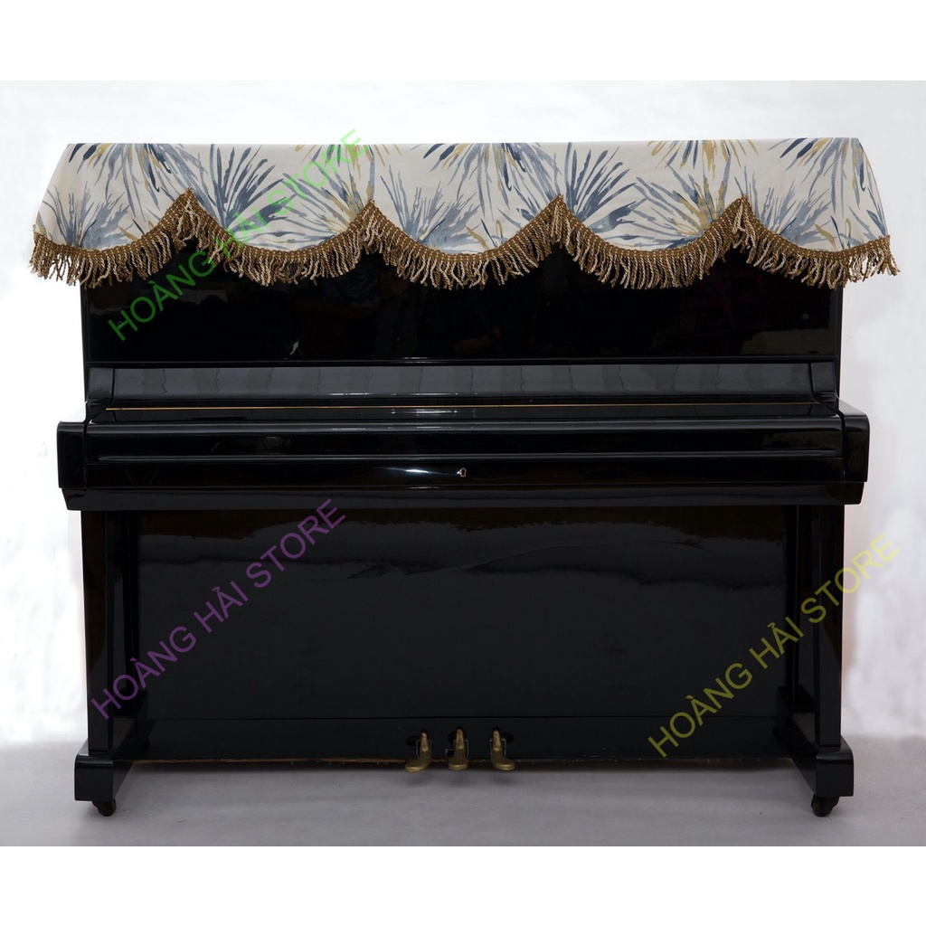 Khăn phủ đàn piano cơ, đàn piano điện tử 88 phím chất nhung mịn chống bụi chống xước đàn