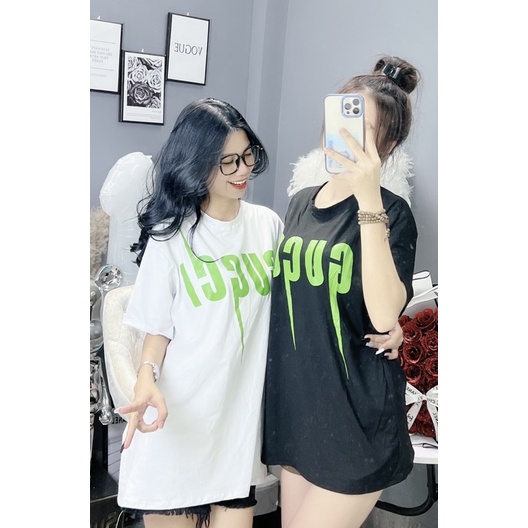 Áo Thun Tay Lỡ Tia Sét Xanh - CAMNHUNG Áo Thun Nam Nữ Unisex Hot Hit