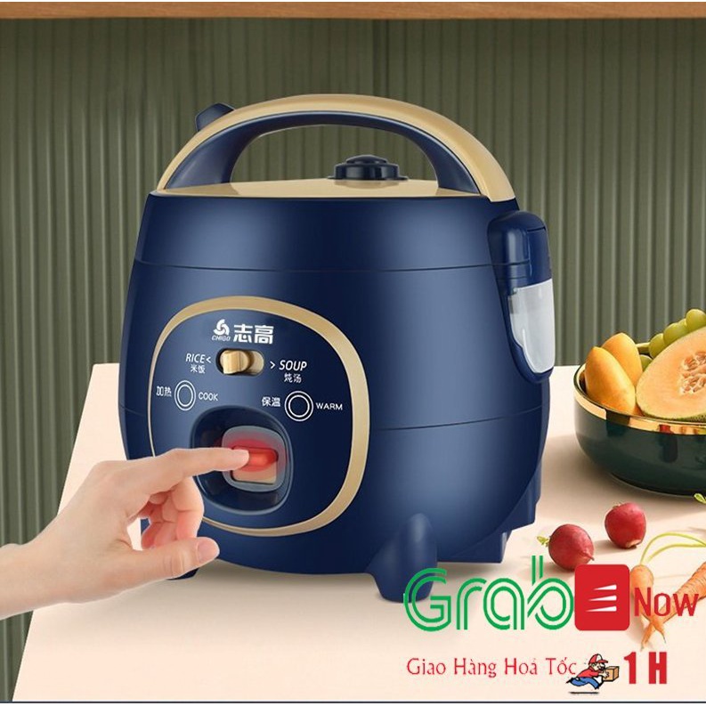 Nồi cơm điện Mini CHIGO 1.5 lít - Phù hợp nấu cháo, soup, hầm xương, đồ ăn dặm cho bé - Dùng cho từ 1-3 người