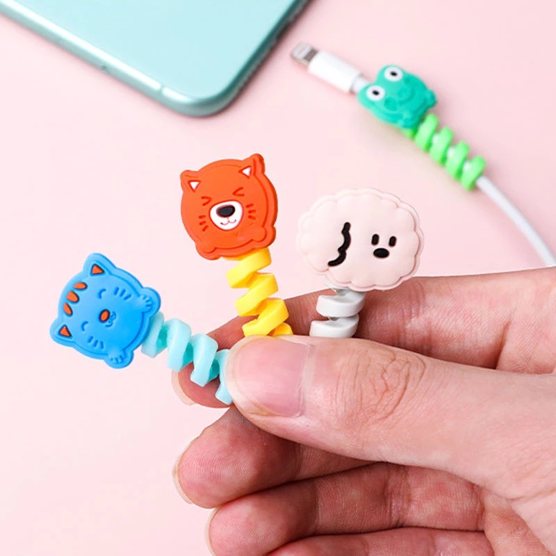 [Cartoon Animal Cable Cords Sleeve] [Cable Line Management Sleeve] [Cable Wire Protector Cover ]