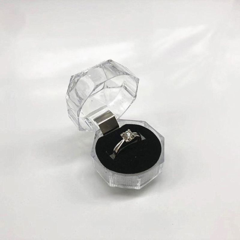 Set 20 Hộp Đựng Nhẫn Bằng Acrylic Trong Suốt Tiện Dụng