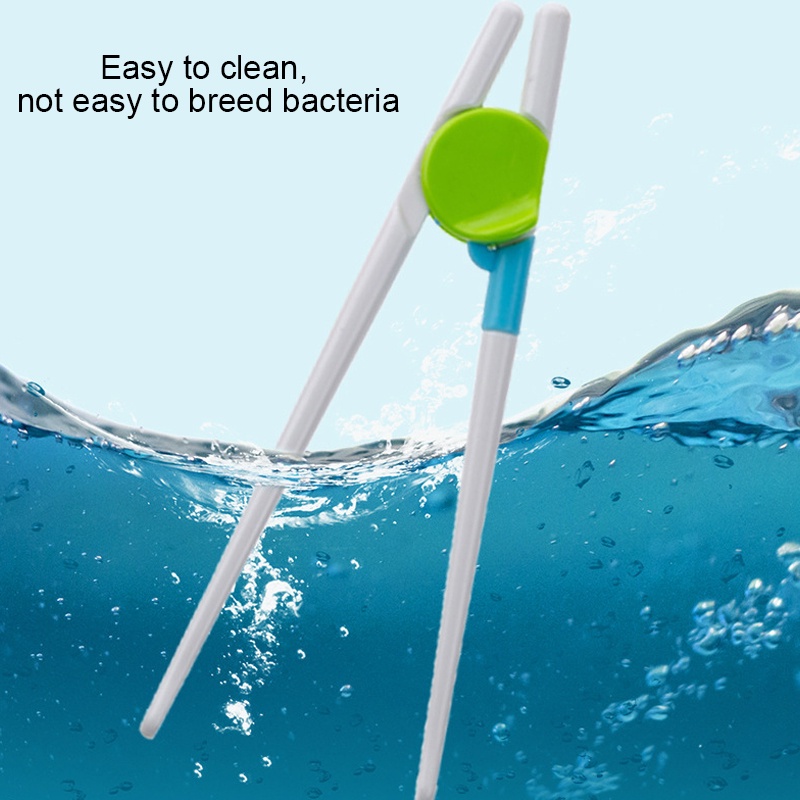 Cặp đũa tập ăn ZHAN QI TOYS bằng silica gel kiểu hoạt hình dễ thương có thể tái sử dụng cho bé