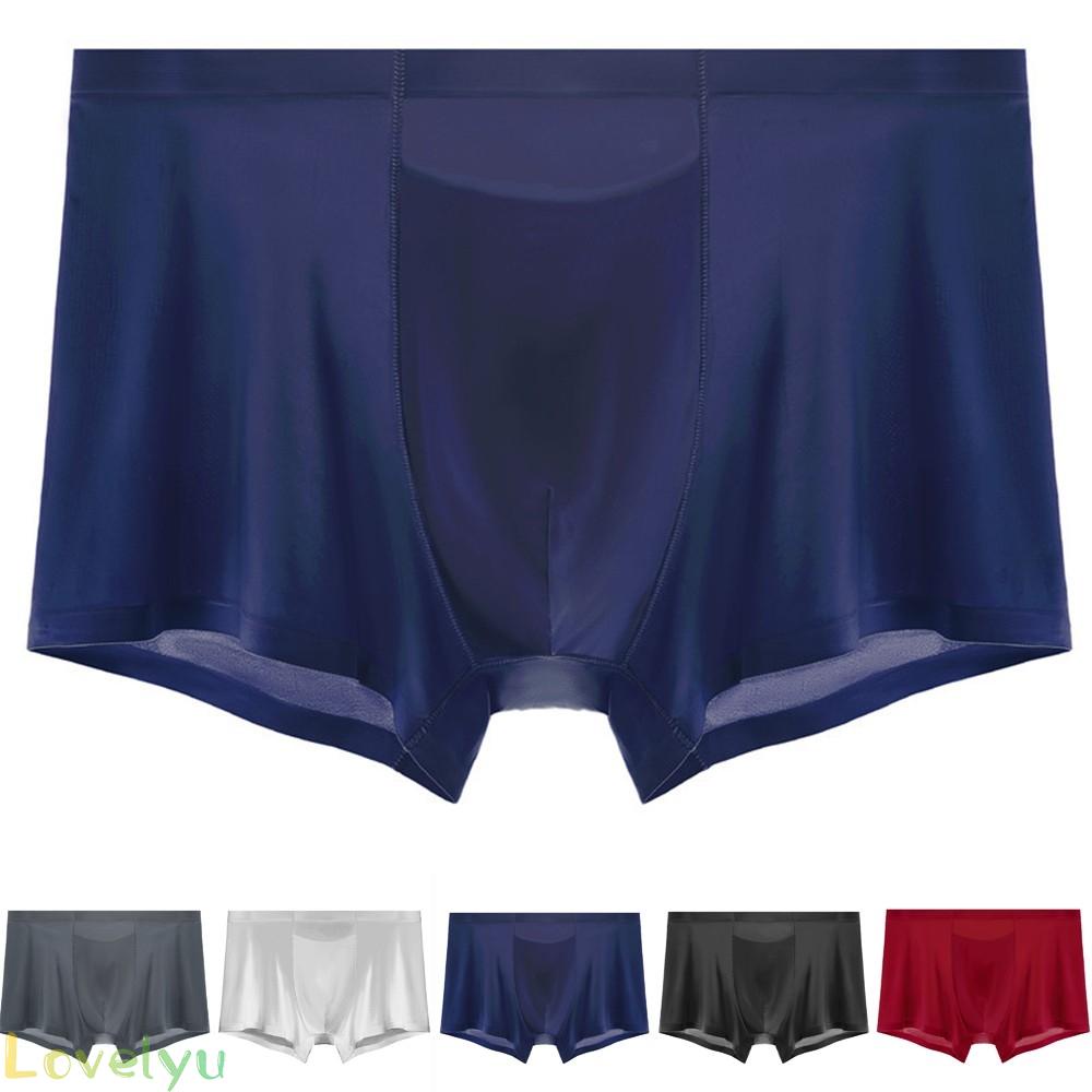 ◀READY▶Panties Thin Section Breathable Size Thin Black Breathable Dark Grey Men'S New# Good Quality