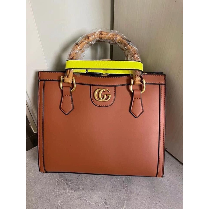 Túi đeo chéo công sở da bóng đẹp size to phối quai trúc xách tay siêu sang