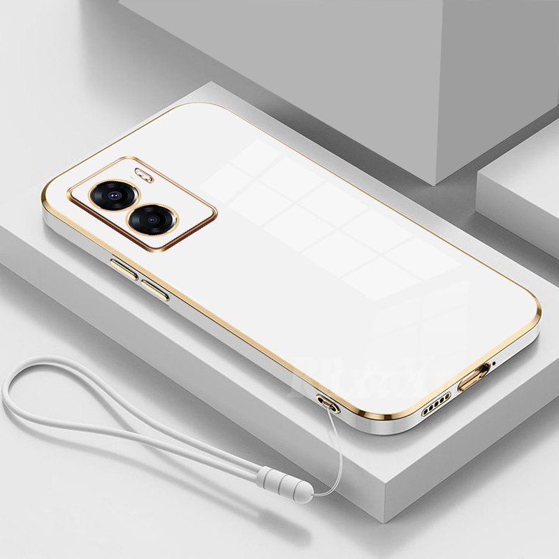 Ốp Điện Thoại Silicon Mạ 6D Cho OPPO A57 2022 A16K A16e A16 A15 A15s A55 A95 A74 A54 A5S A12 A7 A11K A3S A12E A53 2020 A33 X
