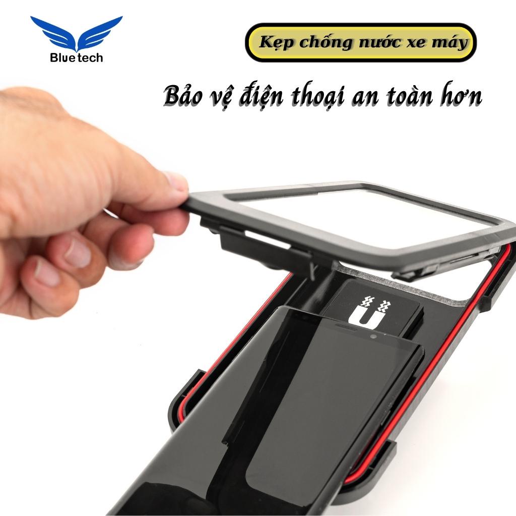 Kẹp điện thoại xe máy, giá đỡ điện thoại, kẹp điện thoại xe máy chống nước điều chỉnh xoay 360 độ, hàng cao cấp 2023