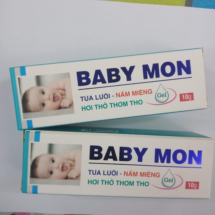 [Quầy Thuốc Bảo Lâm] - Baby Mon tưa lưỡi nấm miệng tuýp 10g - [Chính Hãng]