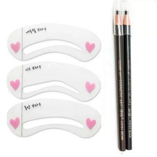 Combo 2 cây chì xé và 3 bộ khung mày