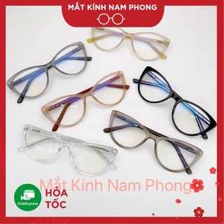 [ Tặng Mắt Cận Miễn Phí ] Gọng Kính Cận Mắt Mèo Thời Trang Cao Cấp - Gọng Mắt Mèo Hot trend 2021