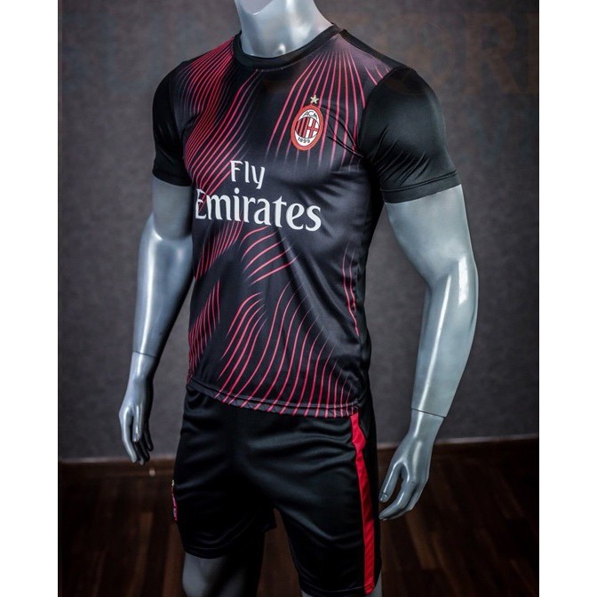Bộ quần áo CLB AC Milan 2019 2020 hàng Thun Thái