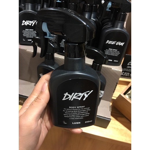 Xịt thơm toàn thân Lush - Dirty Body Spray