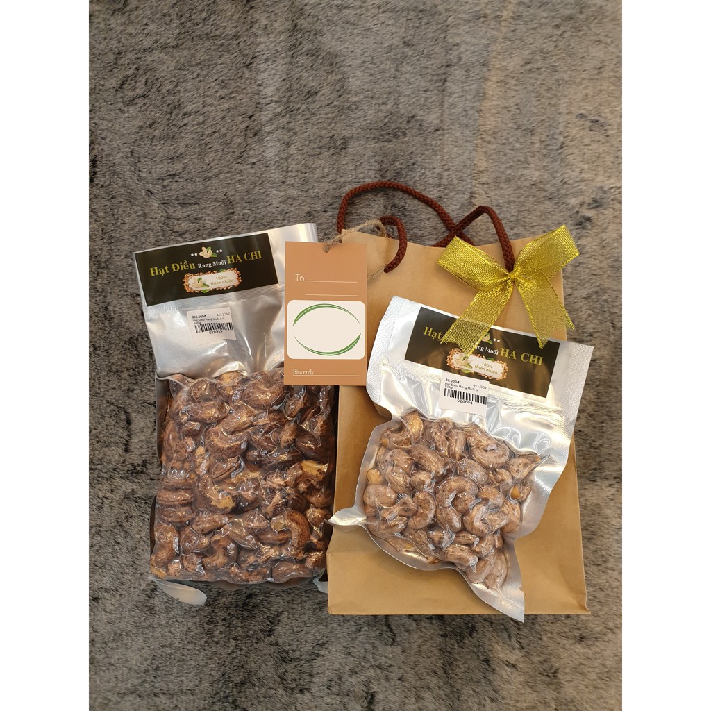 Hạt điều rang muối Bình Phước Loại A 500gr