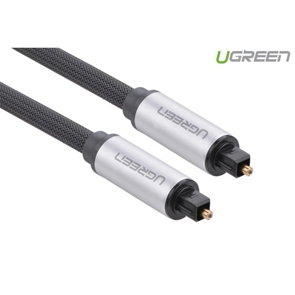 Cáp audio quang (Toslink, Optical) 1M Ugreen 10539 vỏ nhôm cao cấp