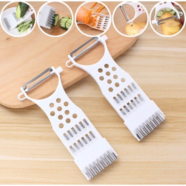 [Phụ Tá Đầu Bếp] Dụng Cụ Gọt Vỏ Rau Củ Quả 5 Trong 1 Đa Năng