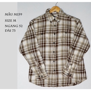 Áo flannel 2hand đủ size hàng Nhật (Inbox để chọn mẫu)