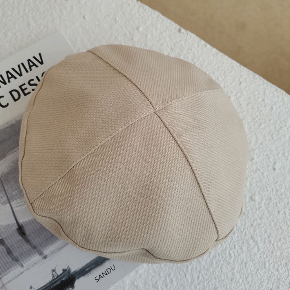 Mũ nồi vải cotton màu sắc ngọt ngào phong cách Hàn Quốc thời trang mùa thu cho nữ