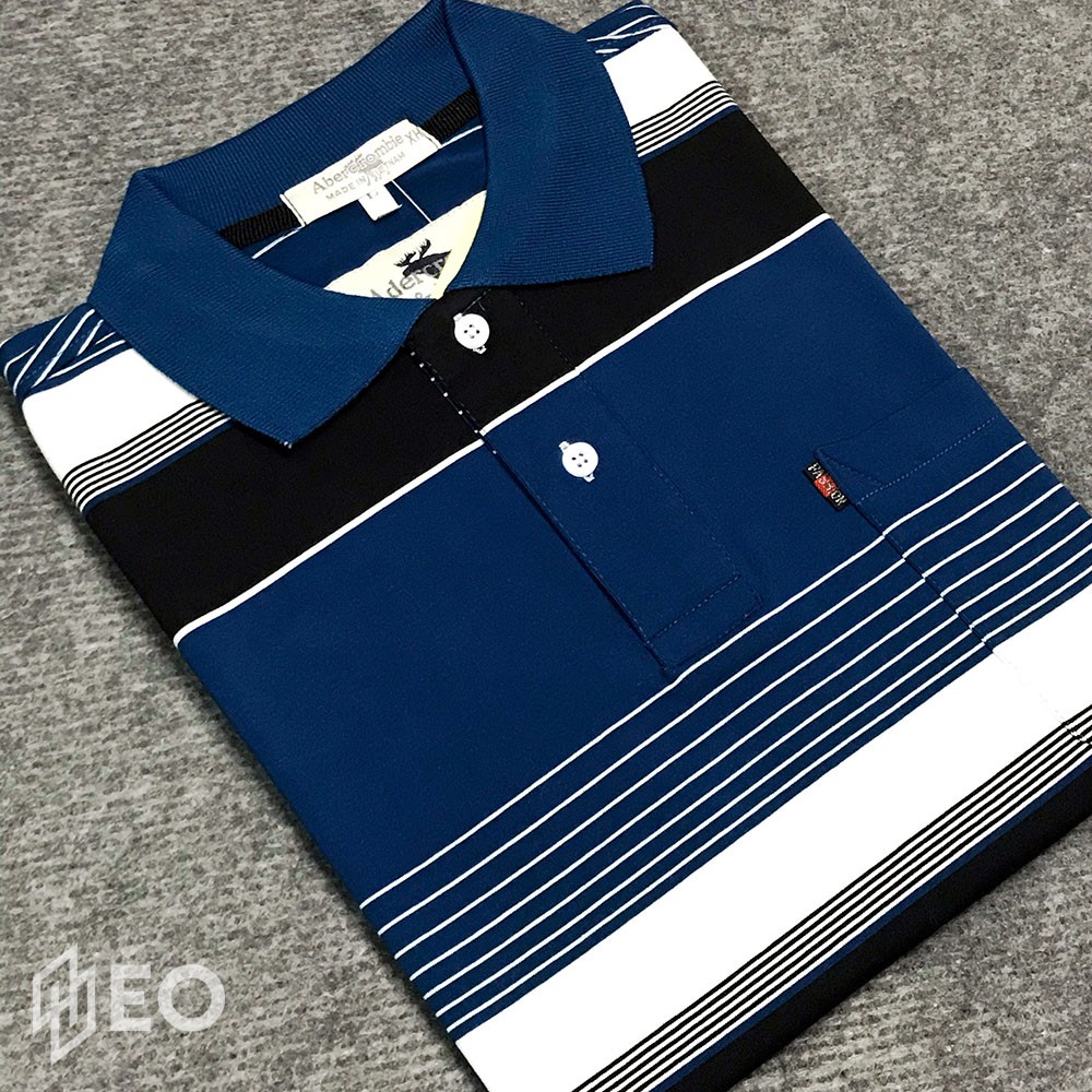 Áo Thun Nam Trung Niên ZEO Cổ Bẻ Cao Cấp Form Rộng Rãi