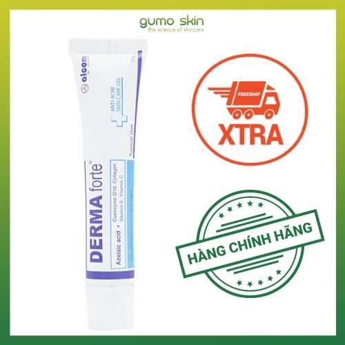 Gel giảm mụn, ngừa thâm Derma forte 15g