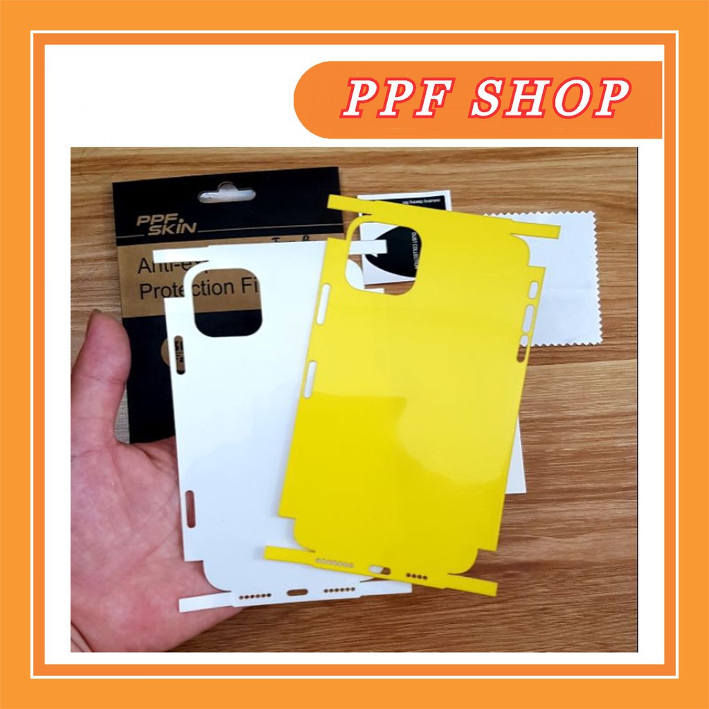 [ iPhone 13 ] Dán PPF Mặt sau 4 LỚP FULL viền, FULL lỗ loa cực dễ dán cho iPHONE 13 Promax / 13 Pro 