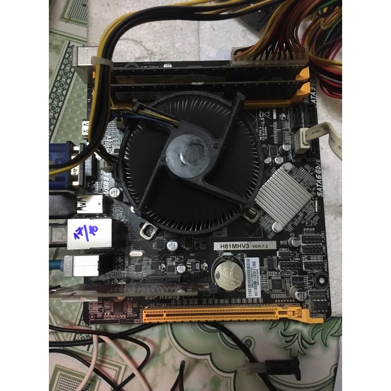 Bo mạch chủ H81, Mainboard H81 (kèm cpu pentium G3240 G1840) test full