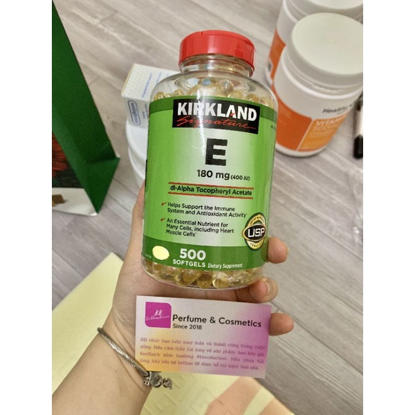 Vitamin E 400 IU 500 Viên Kirkland Của Mỹ, Date 2025