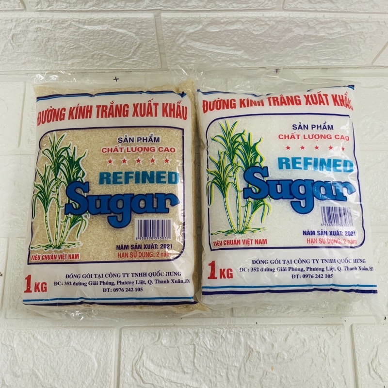 Đường Xuất Khẩu 1Kg Trắng/Vàng hàng chuẩn công ty