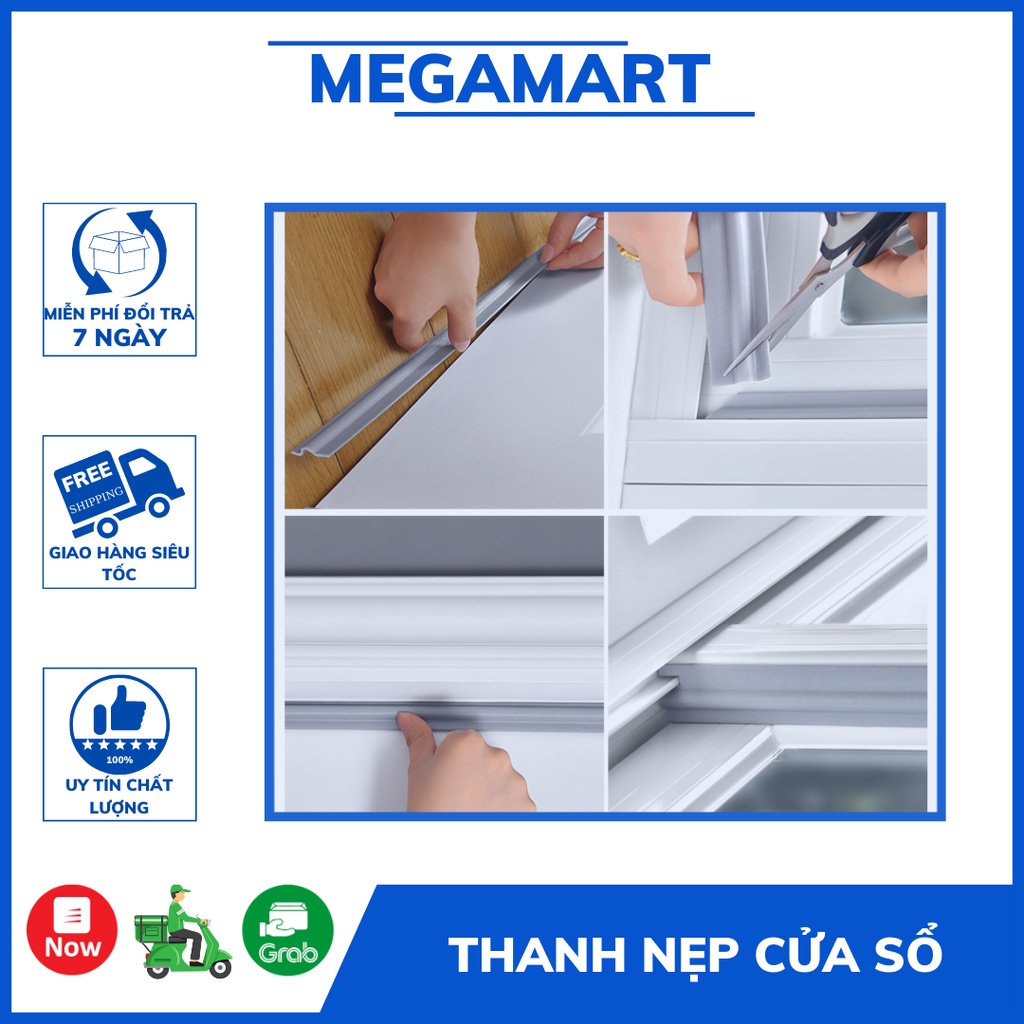 Thanh nẹp cửa sổ chống gió lùa, chặn cửa chống va đập - MEGAMART