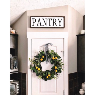 Biển gỗ chỉ dẫn "Pantry" decor trang trí Vintage