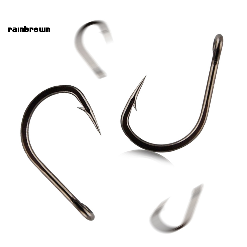 Set 100 Lưỡi Câu Cá Bằng Thép Carbon Chắc Chắn