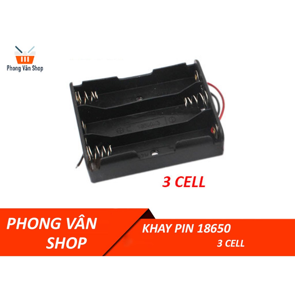 Khay đựng pin nối tiếp 18650 1-2-3-4 cell pin