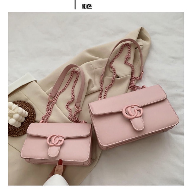 Túi đeo chéo xích màu chất đẹp- TS217