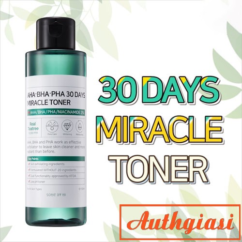 [Sạch mụn chỉ trong 30 ngày] Nước hoa hồng "thần kỳ" Some By Mi AHA-BHA-PHA 30 Days Miracle Toner | BigBuy360 - bigbuy360.vn