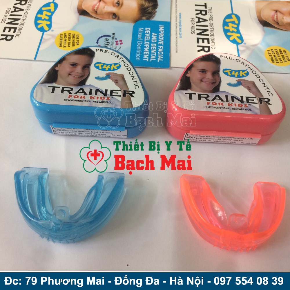 Dụng Cụ Niềng Răng Cho Bé Trainer T4k [ Hàng Thật MRC ÚC] 2 Giai Đoạn 6 Đến 10 tuổi