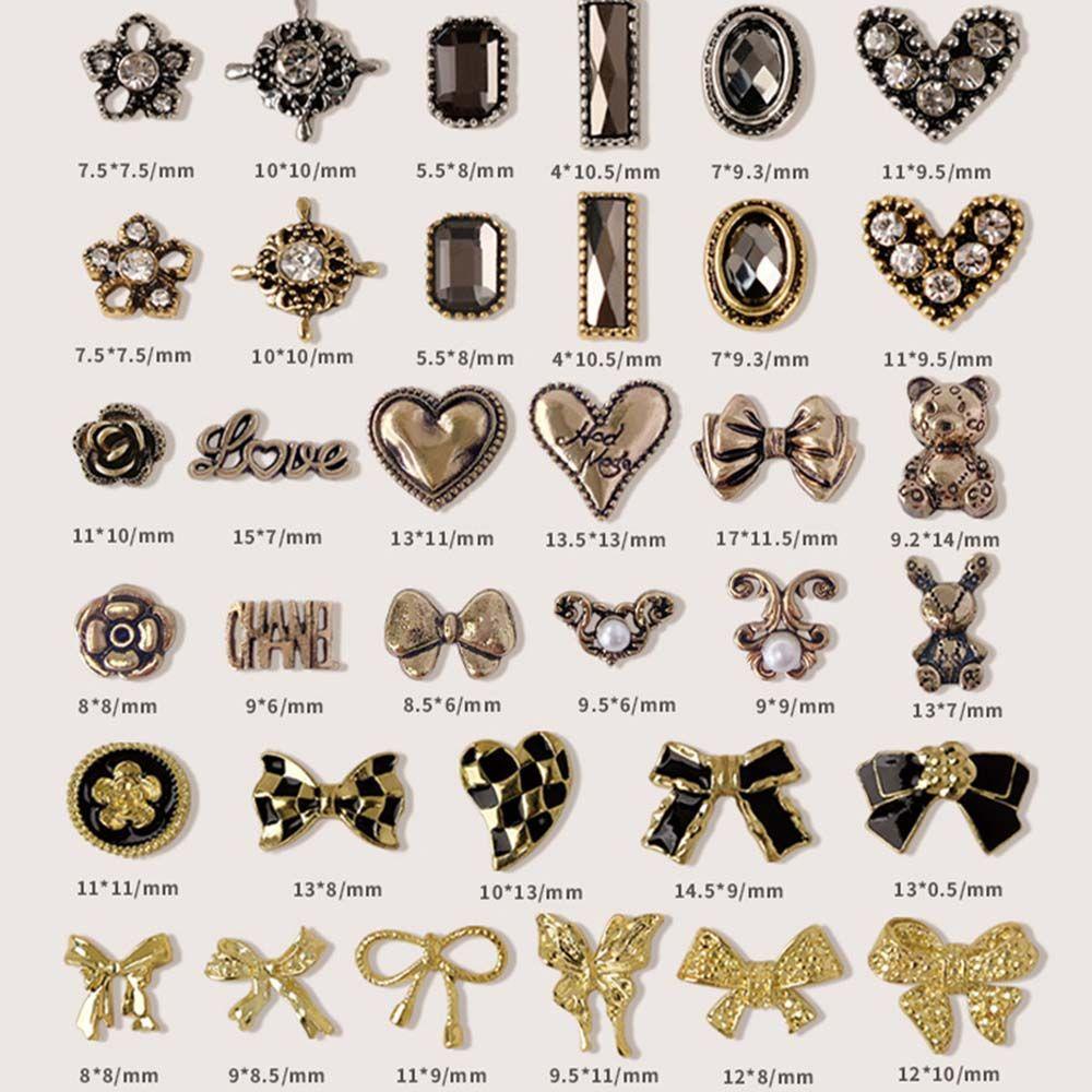 Móng Tay Giả MXGOODS Thiết Kế Xinh Xắn|&amp;|Phụ Kiện Trang Trí Móng Tay 3D Thời Trang Charms