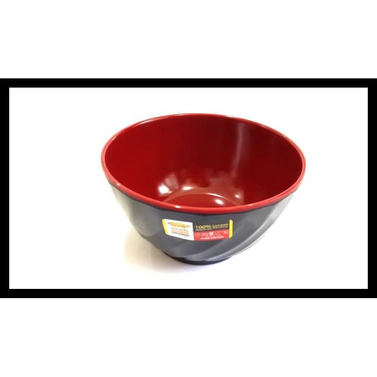 Tô Melamine 6 Inch Màu Đỏ Đen Vàng Kim Hình Rồng W06A3