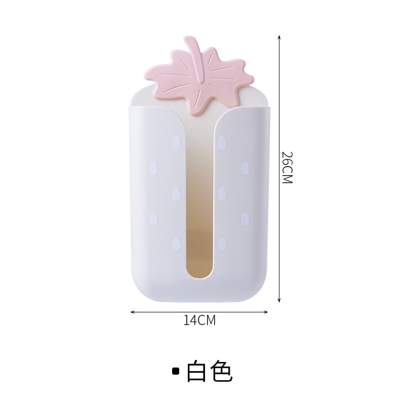 Hộp Đựng Khăn Giấy Gắn Tường Không Cần Khoan Lỗ Tiện Dụng Cho Phòng Khách / Phòng Ngủ / Nhà Bếp