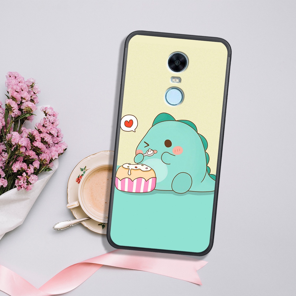 [HOT]ỐP XIAOMI REDMI 5 - REDMI NOTE 3 - REDMI 5 PLUS  , IN HÌNH KHỦNG LONG CHIBI SIÊU DỄ THƯƠNG.
