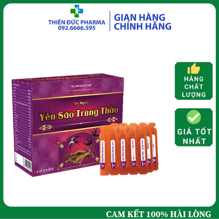 Yến Sào Trùng Thảo  Bổ Sung Vitamin Và Khoáng Chất, Các Dưỡng Chất Thiết Yếu Giúp Bồi Bổ Cơ Thể