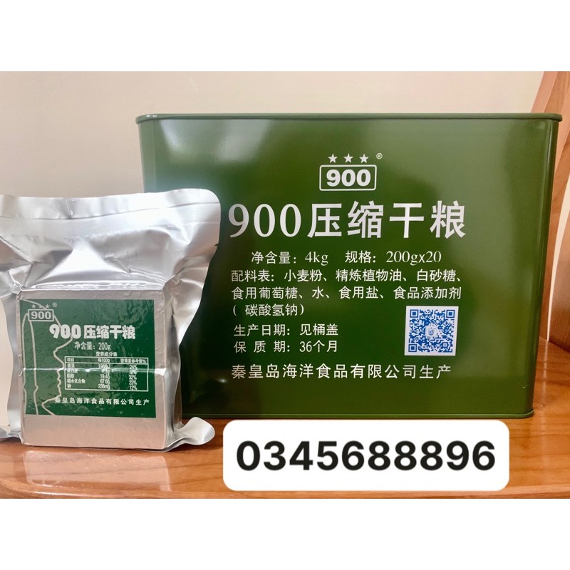 Lương khô Quân đội BA SAO 900 4kg ❌Hàng loại 1❌ | BigBuy360 - bigbuy360.vn
