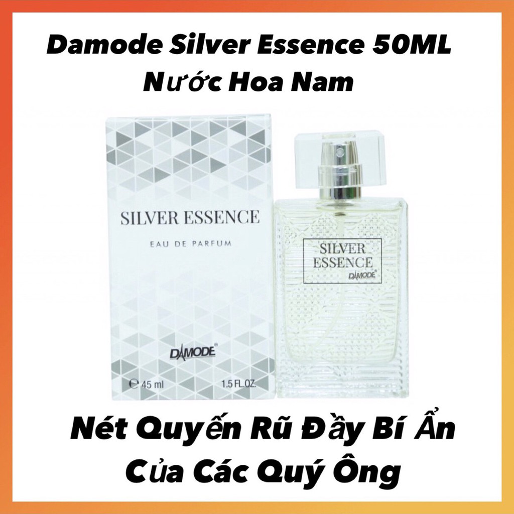 DAMODE SILVER ESSENCE 45ML NƯỚC HOA QUYẾT RŨ ĐẦY BÍ ẨN CỦA CÁC QUÝ ÔNG