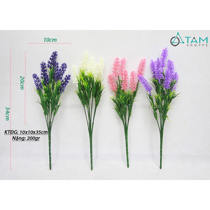 Cành hoa Lavender giả cánh nhọn F-CHG-99 TTTM